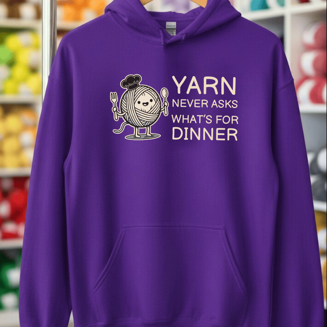 What's For Dinner Hoodie Purple / S
