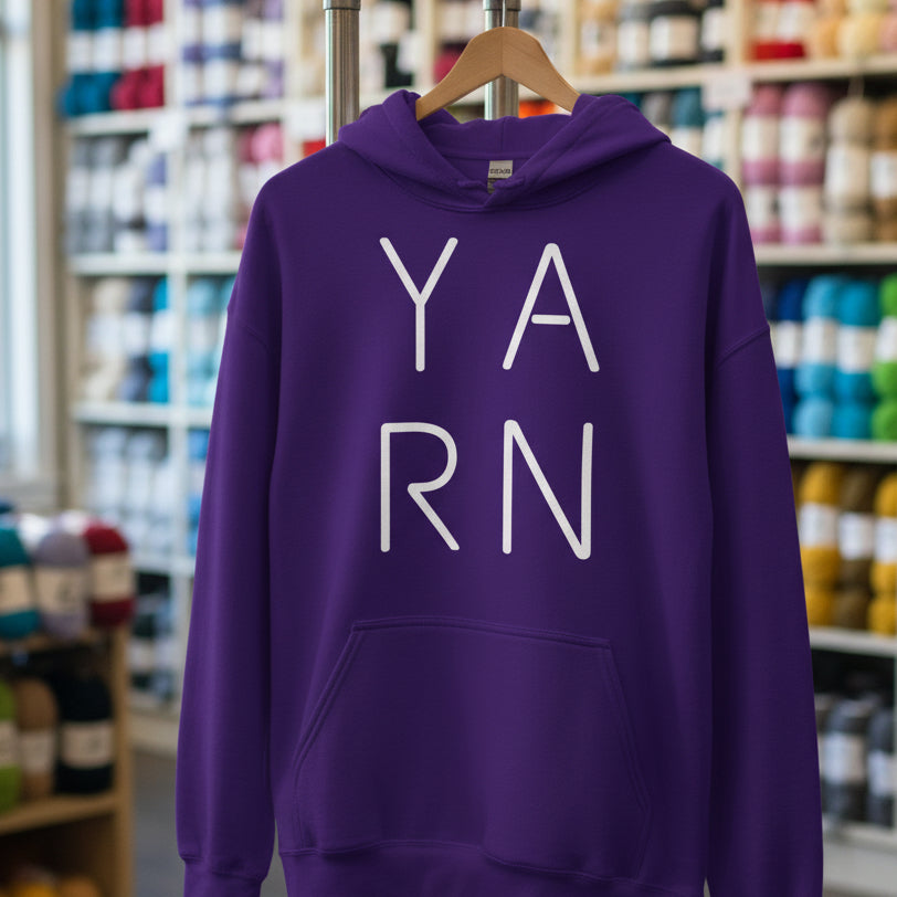 Y.A.R.N Hoodie Purple / S
