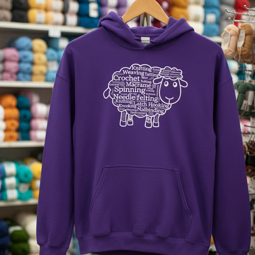 Yarn Cloud Hoodie Purple / S