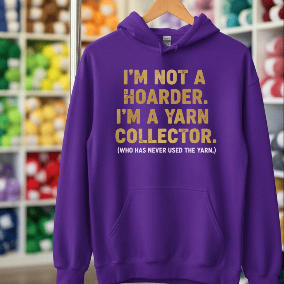 Yarn Collector Hoodie Purple / S