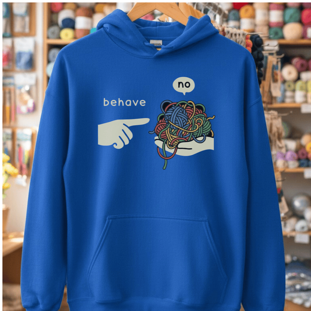 Behave Hoodie Royal / S