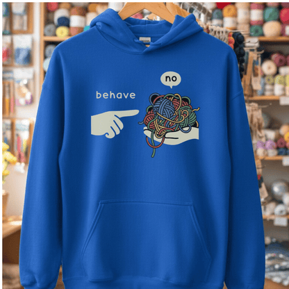 Behave Hoodie Royal / S