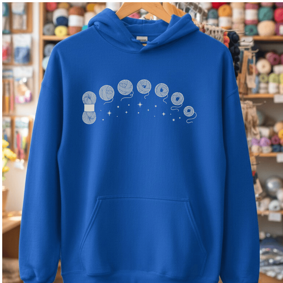 Celestial Yarn Hoodie Royal / S