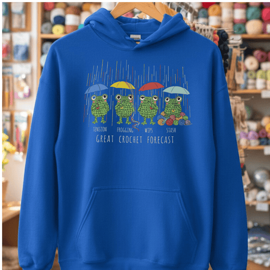 Crochet Forecast Hoodie Royal / S