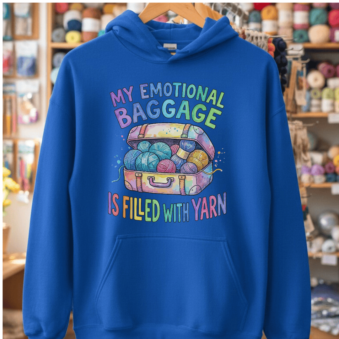 Emotional Baggage Hoodie Royal / S