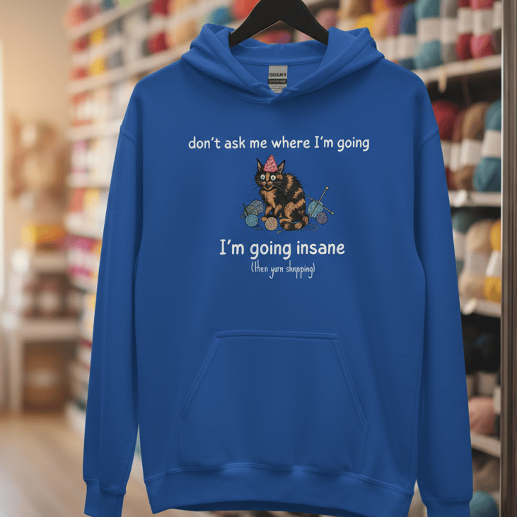 Going Insane Hoodie Royal / S