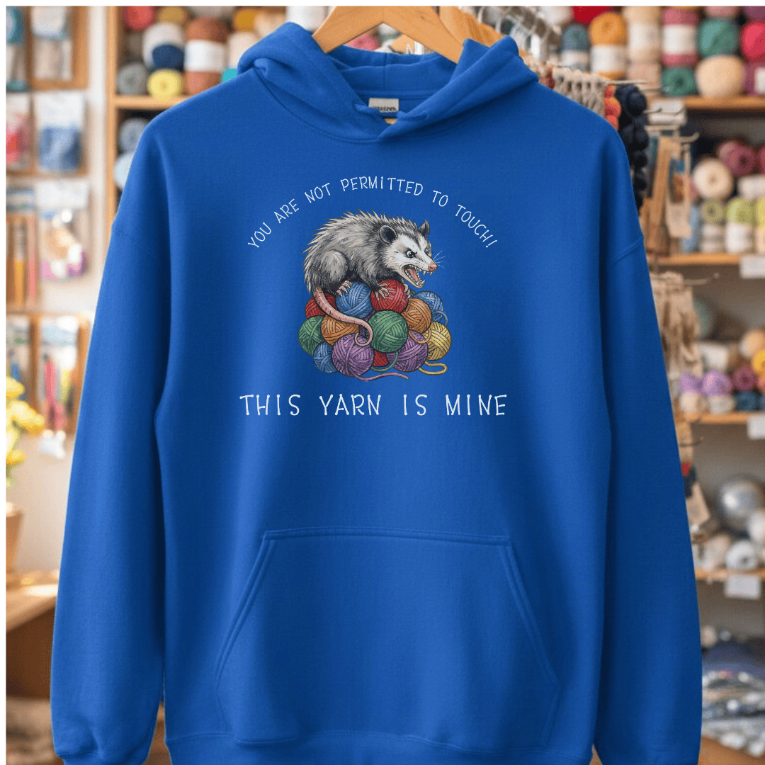 Hissing Yarn Possum Hoodie Royal / S