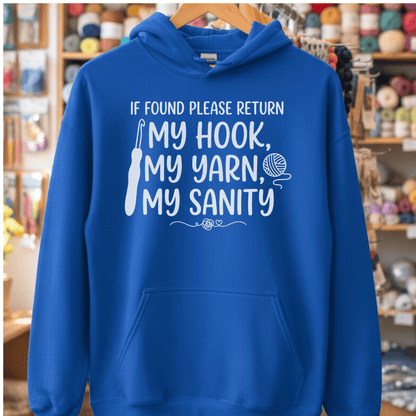If Found Hoodie Royal / S