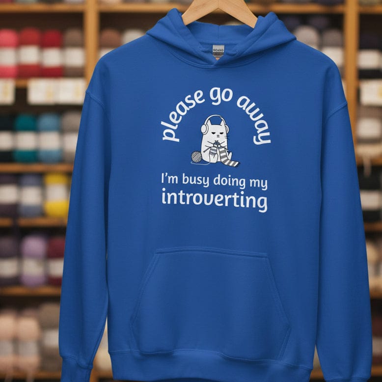 Introverting Hoodie Royal / S