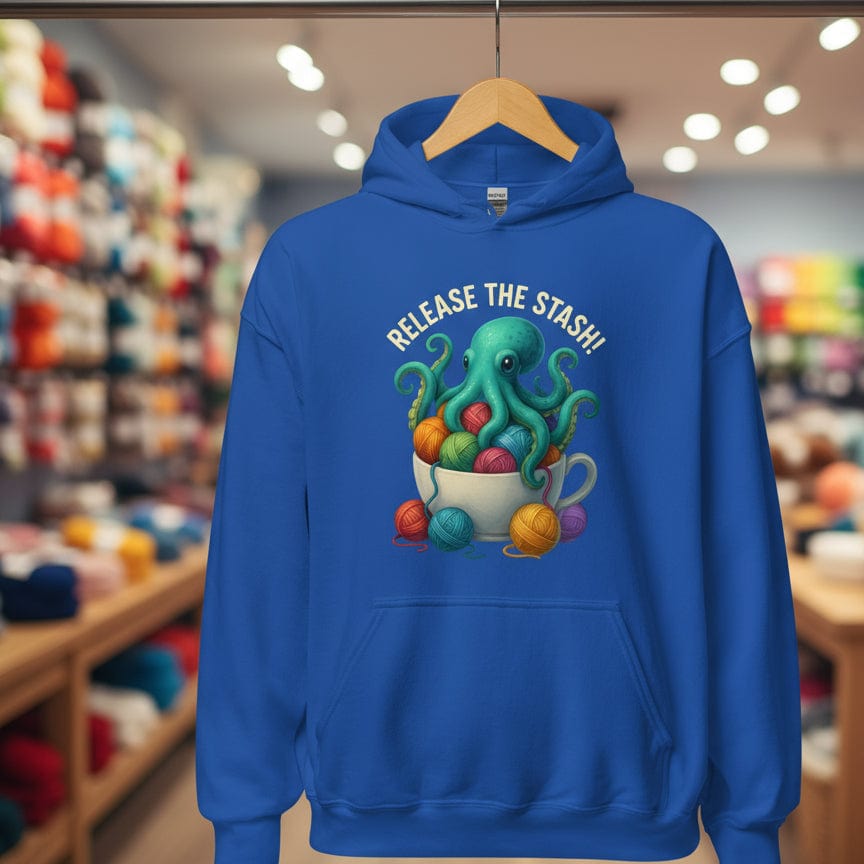 Release the Stash Kraken Hoodie Royal / S