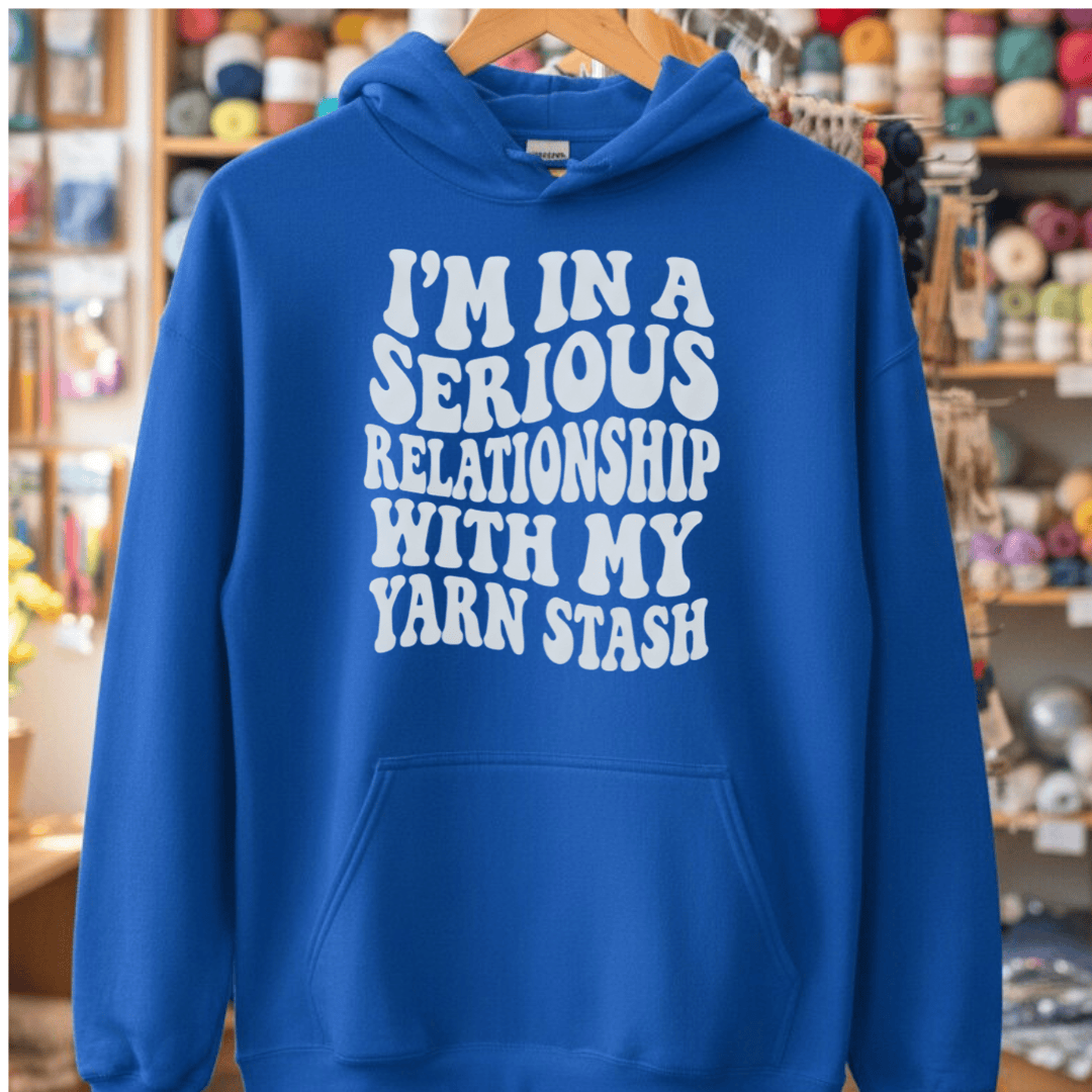 Serious Relationship Hoodie Royal / S