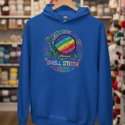 Shell Stitch Hoodie Royal / S
