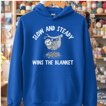 Sloth Blanket Hoodie Royal / S