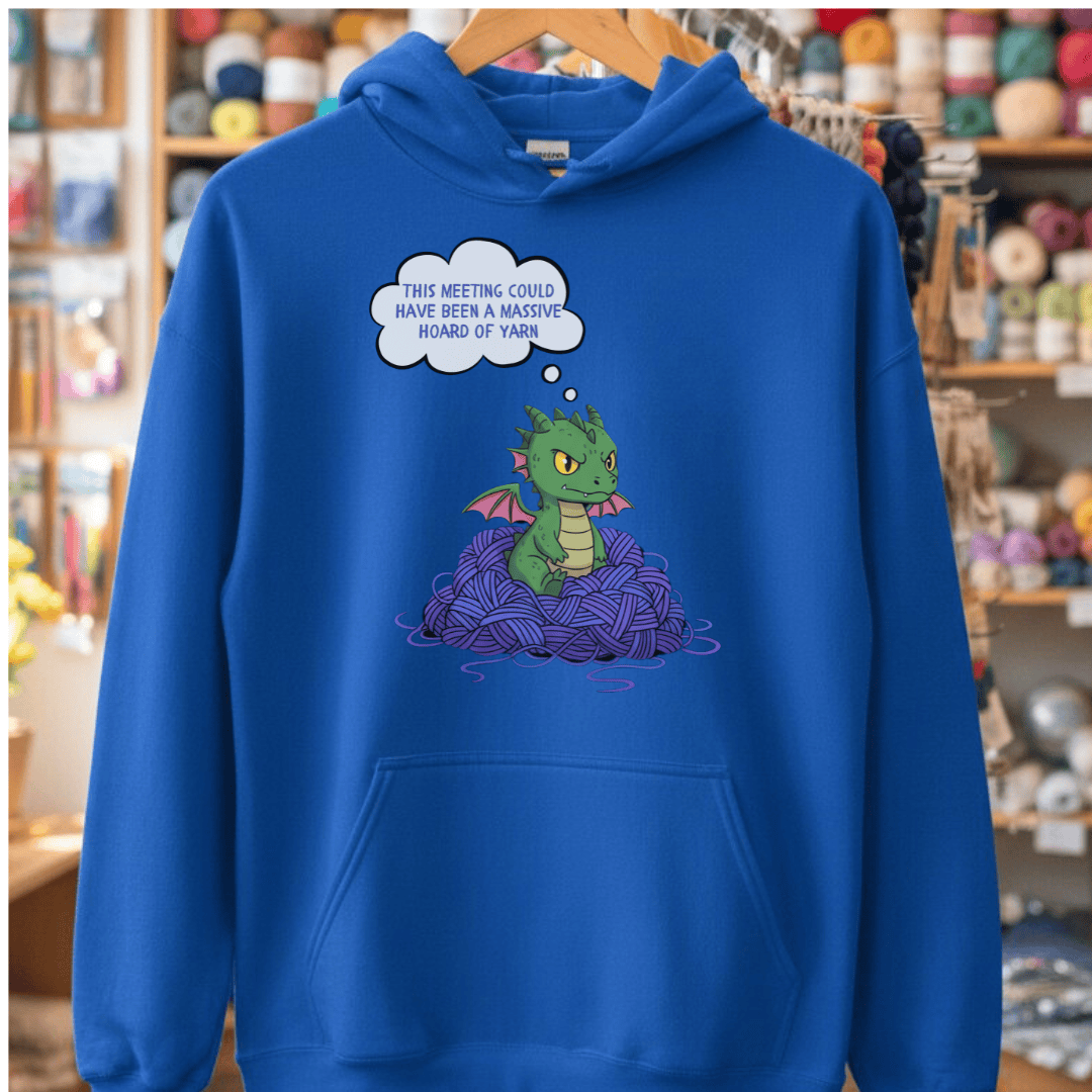 This Meeting Hoodie Royal / S