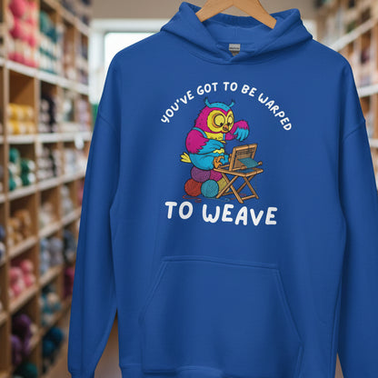 Warped to Weave Hoodie Royal / S