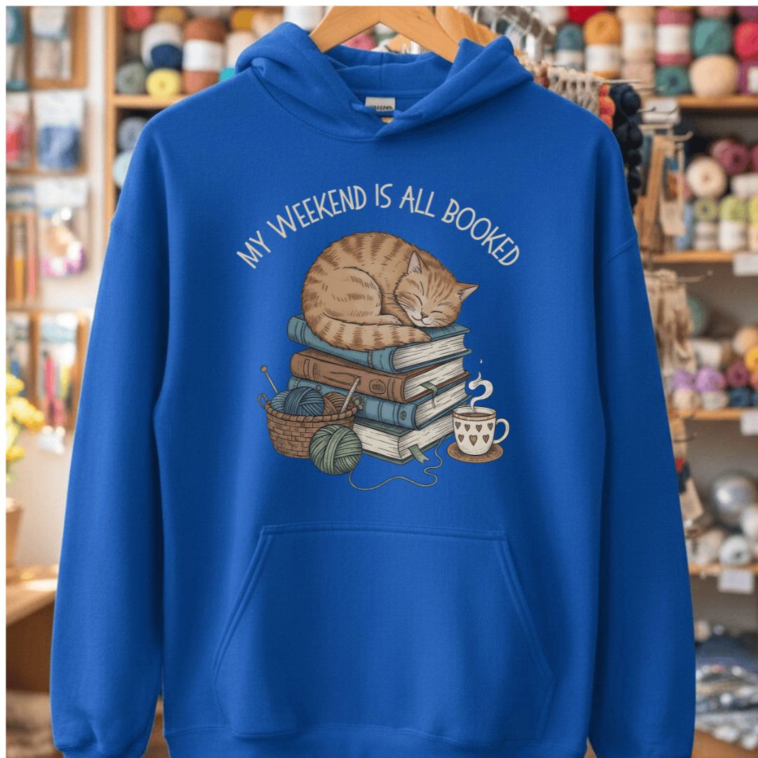 Weekend Booked Hoodie Royal / S