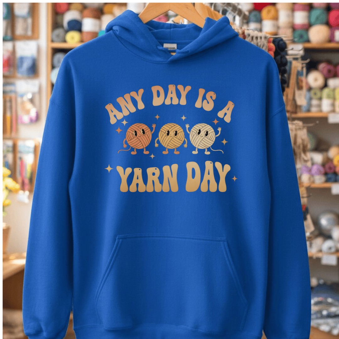 Yarn Day Hoodie Royal / S