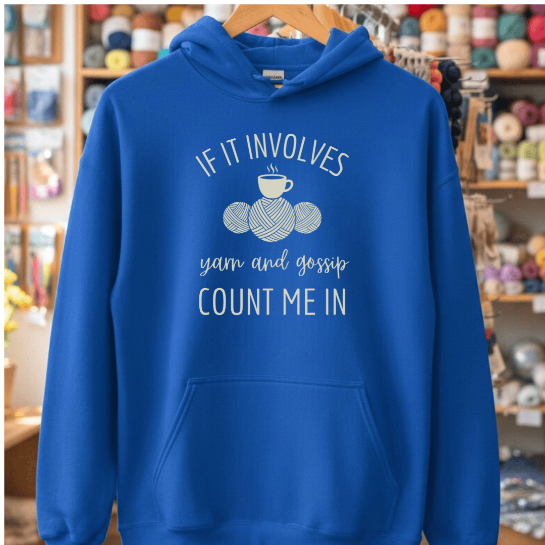 Yarn & Gossip Hoodie Royal / S