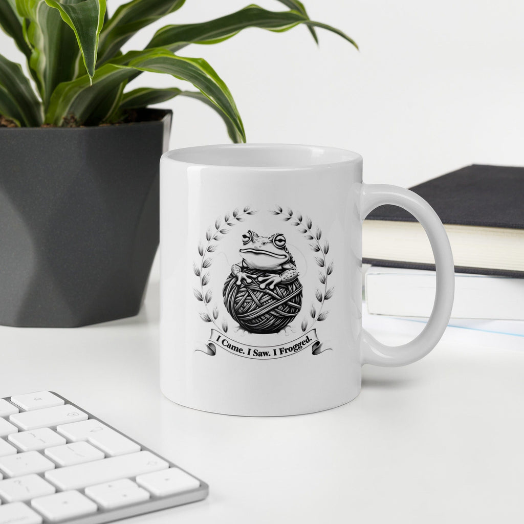 I came, I saw, I Frogged Mug