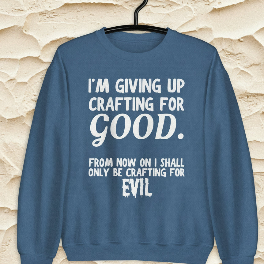 Crafting for Good Sweatshirt Indigo Blue / S