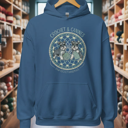 Crochet & Canines Hoodie Indigo Blue / S