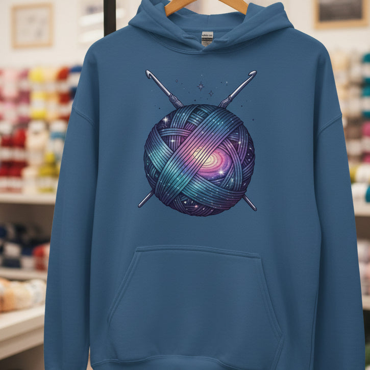 Crochetverse Hoodie Indigo Blue / S