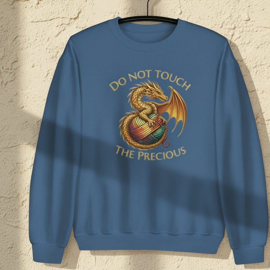 Do Not Touch Sweatshirt Indigo Blue / S