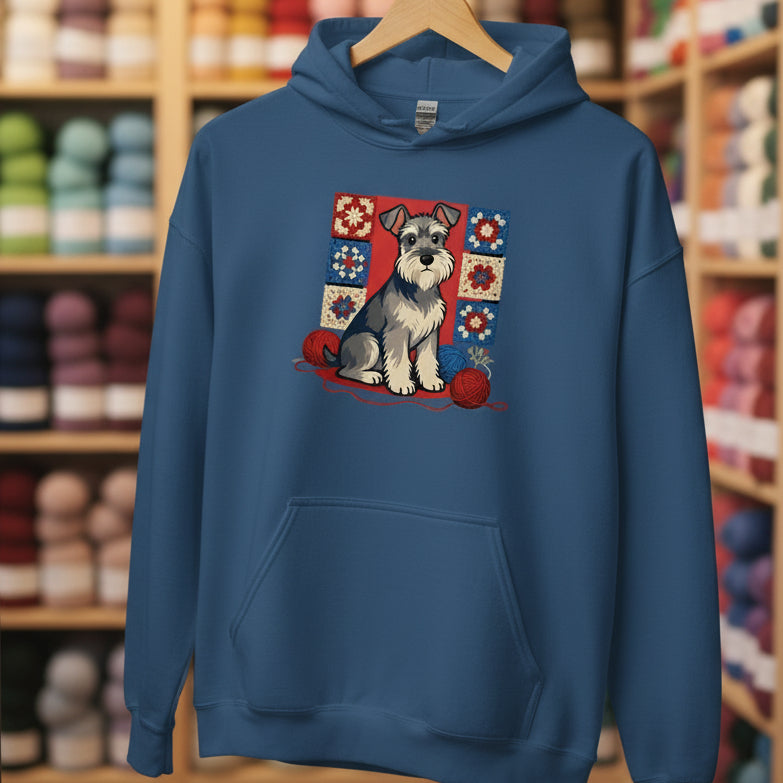 Dogs & Yarn Hoodie Indigo Blue / S
