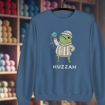Huzzah Sweatshirt Indigo Blue / S