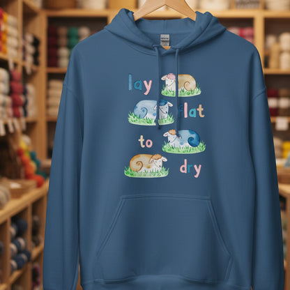 Lay Flat to Dry Group Hoodie Indigo Blue / S