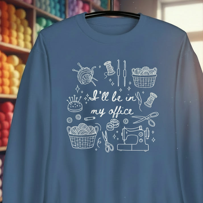 My Office Sweatshirt Indigo Blue / S