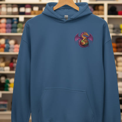 Pocket Dragon Hoodie Indigo Blue / S