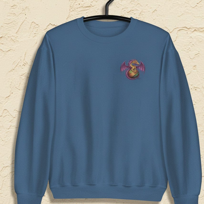 Pocket Dragon Sweatshirt Indigo Blue / S