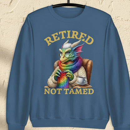 Retired Not Tamed Sweatshirt Indigo Blue / S