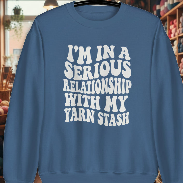 Serious Relationship Sweatshirt Indigo Blue / S