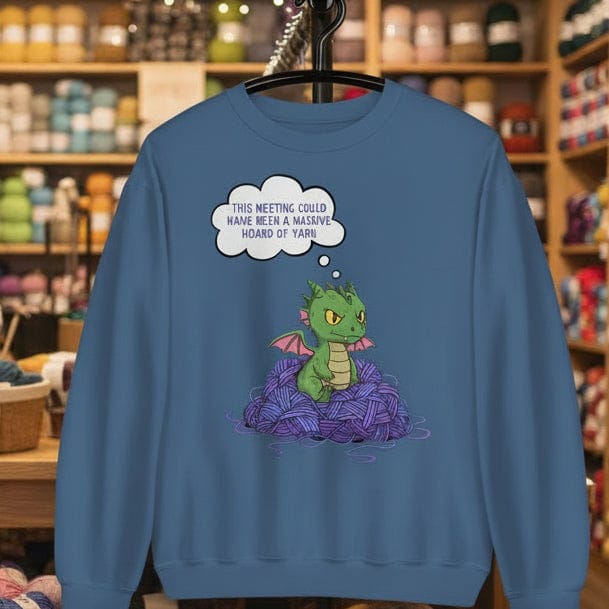 This Meeting Sweatshirt Indigo Blue / S