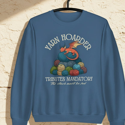 Yarn Hoarder Sweatshirt Indigo Blue / S