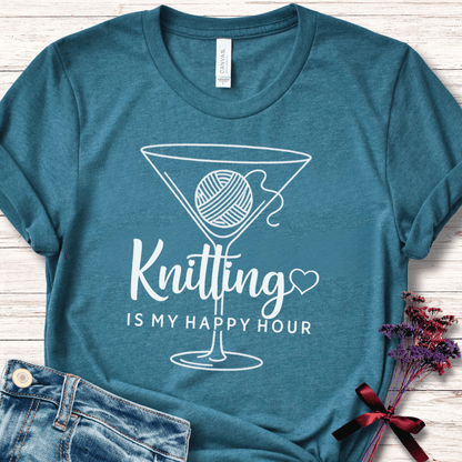 Knitting Happy Hour T-Shirt