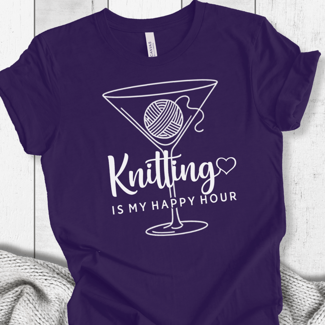 Knitting Happy Hour T-Shirt