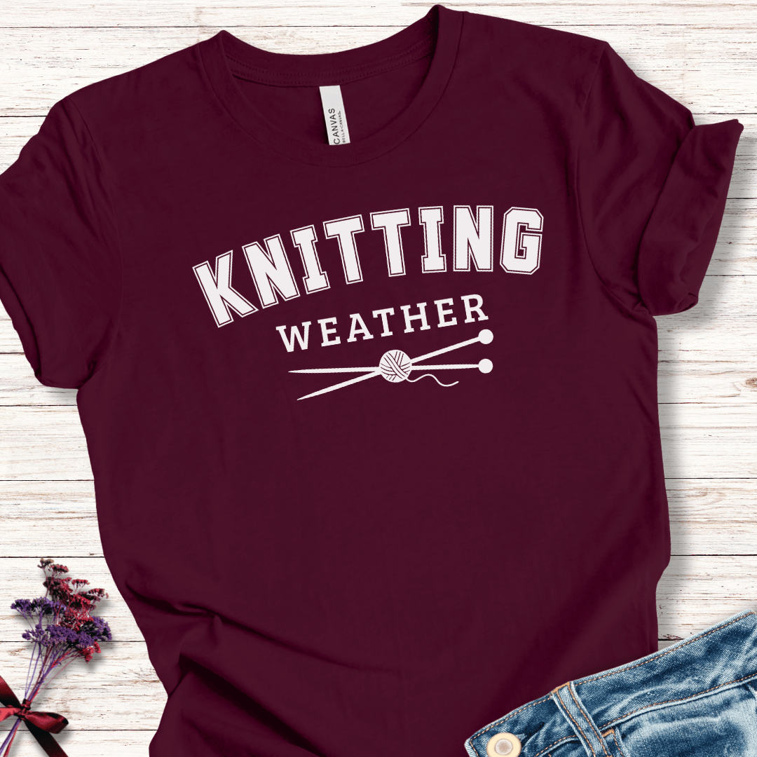Knitting Weather T-Shirt