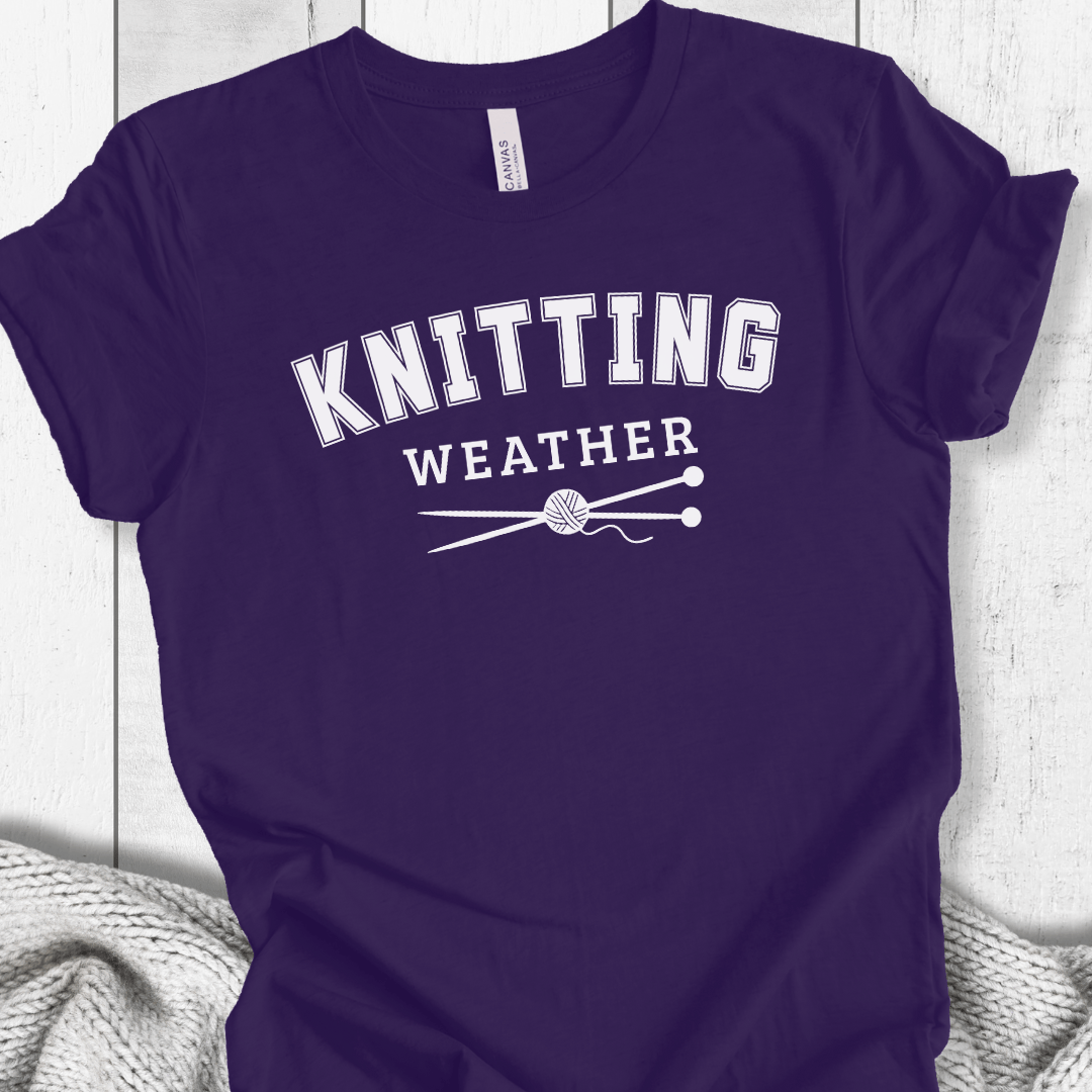 Knitting Weather T-Shirt