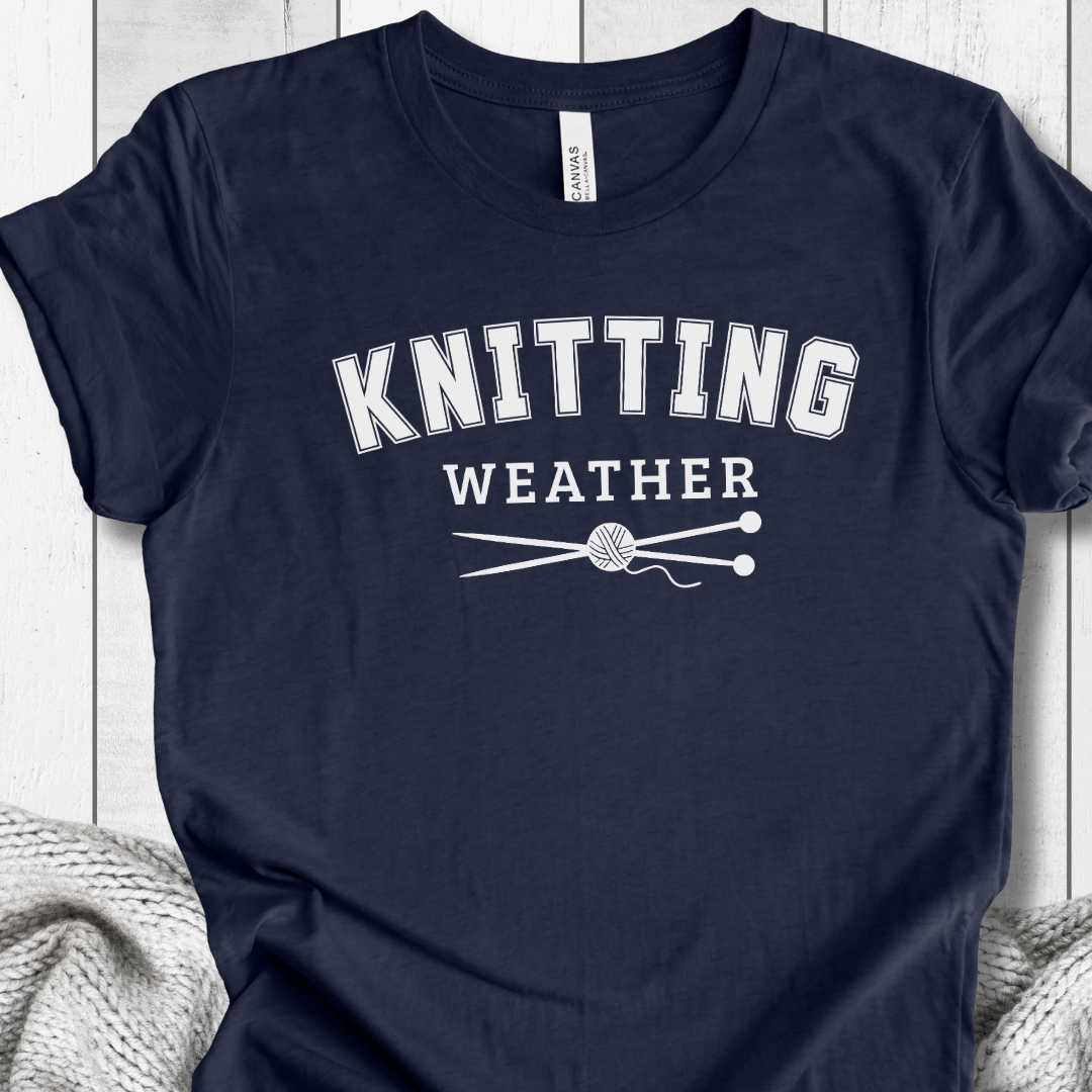 Knitting Weather T-Shirt