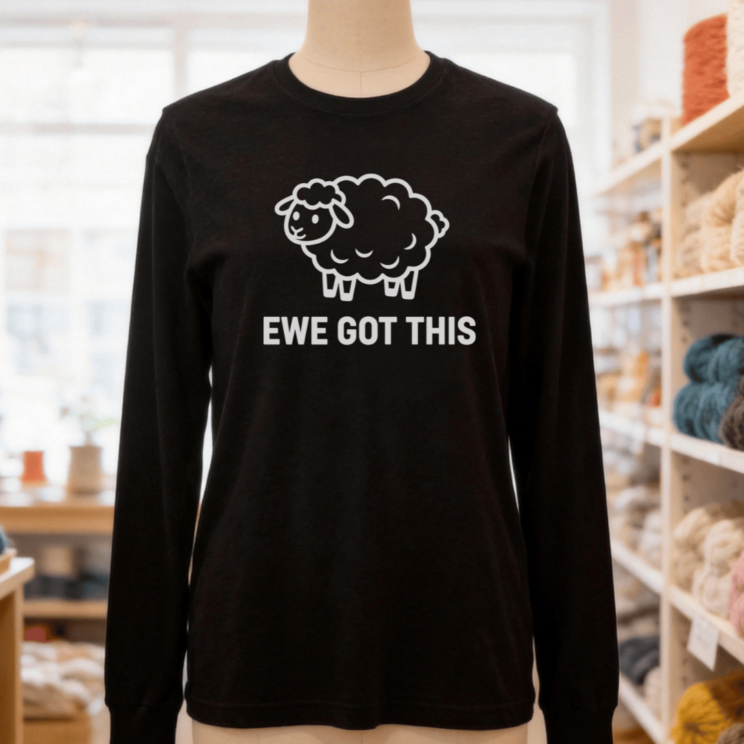 Ewe Got This Long Sleeve Tee Black Heather / S