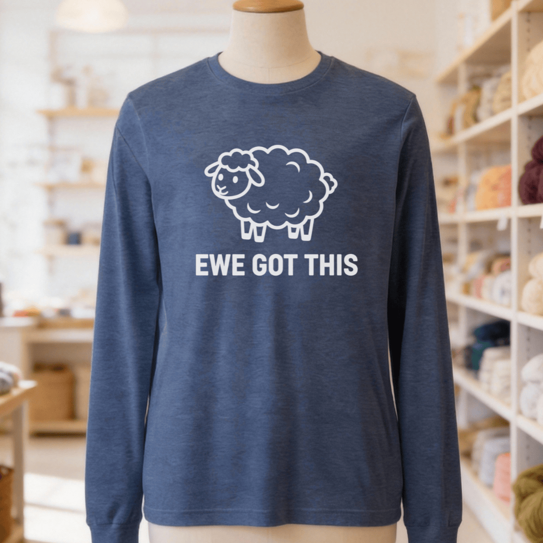 Ewe Got This Long Sleeve Tee Heather Navy / S