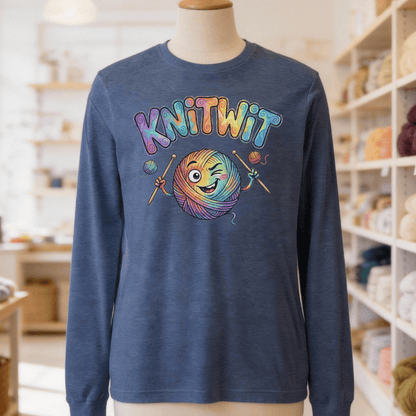 Knitwit Long Sleeve Tee Navy / S
