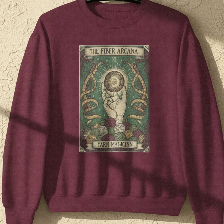 Fiber Arcana Sweatshirt Maroon / S