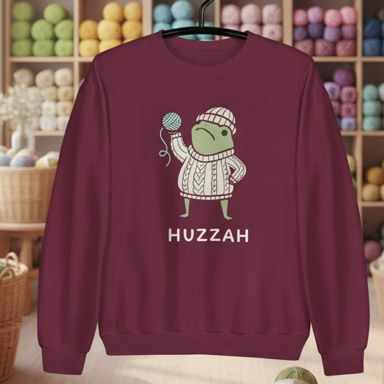 Huzzah Sweatshirt Maroon / S