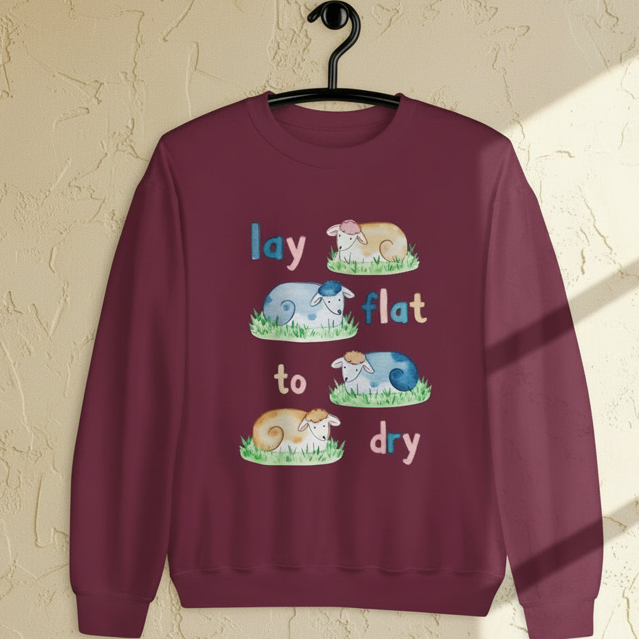 Lay Flat to Dry Group Sweatshirt Maroon / S