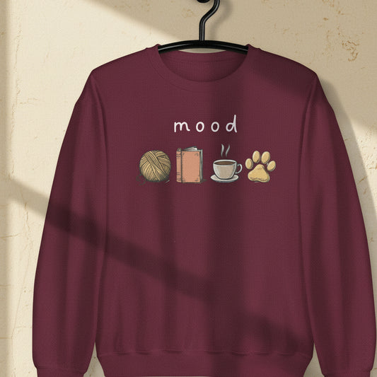 Mood Sweatshirt Maroon / S