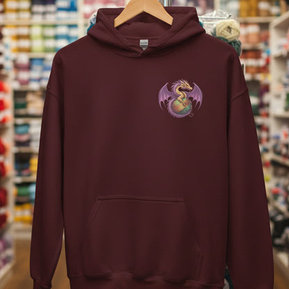 Pocket Dragon Hoodie Maroon / S